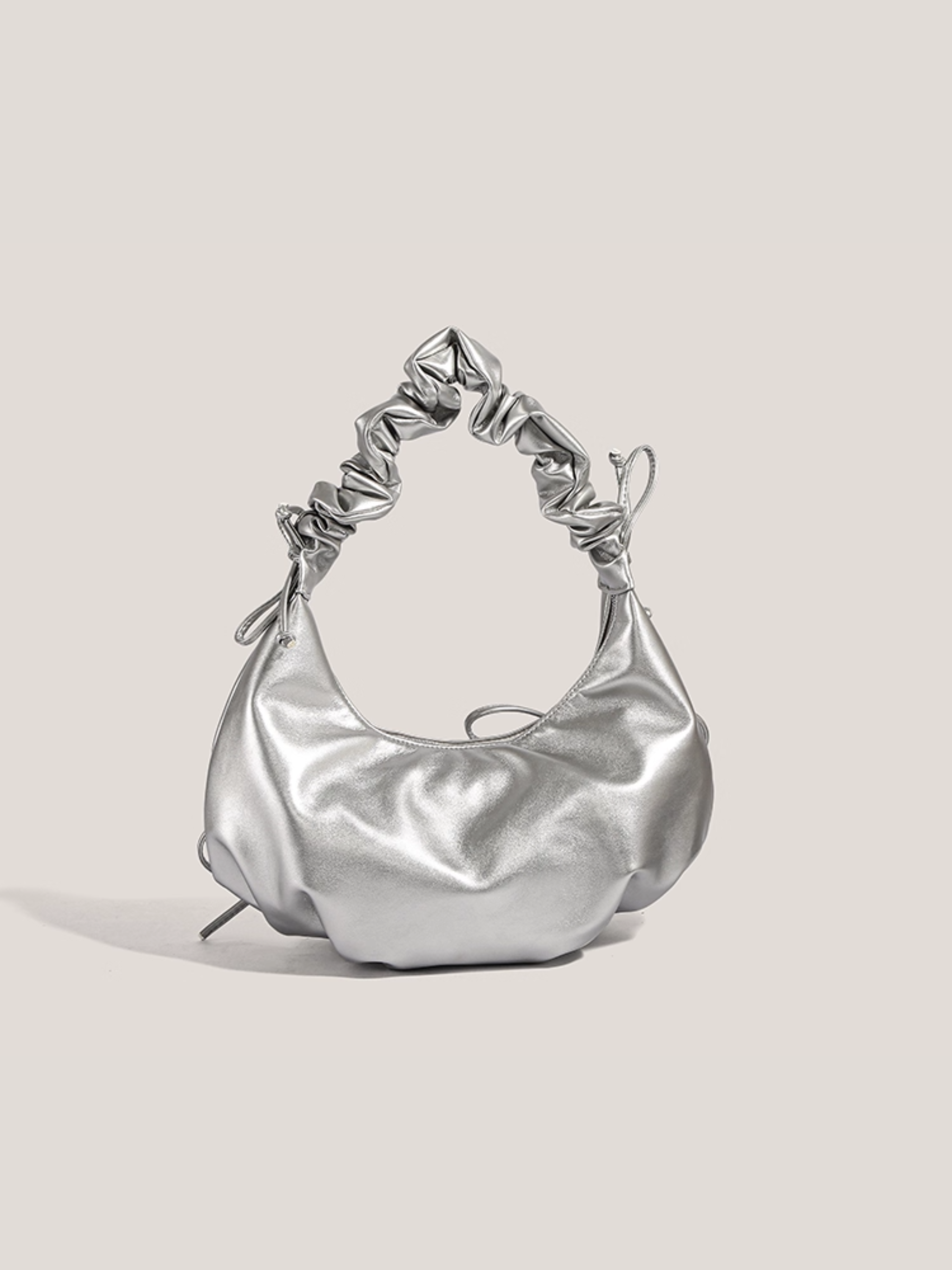 Silver Bow Bag