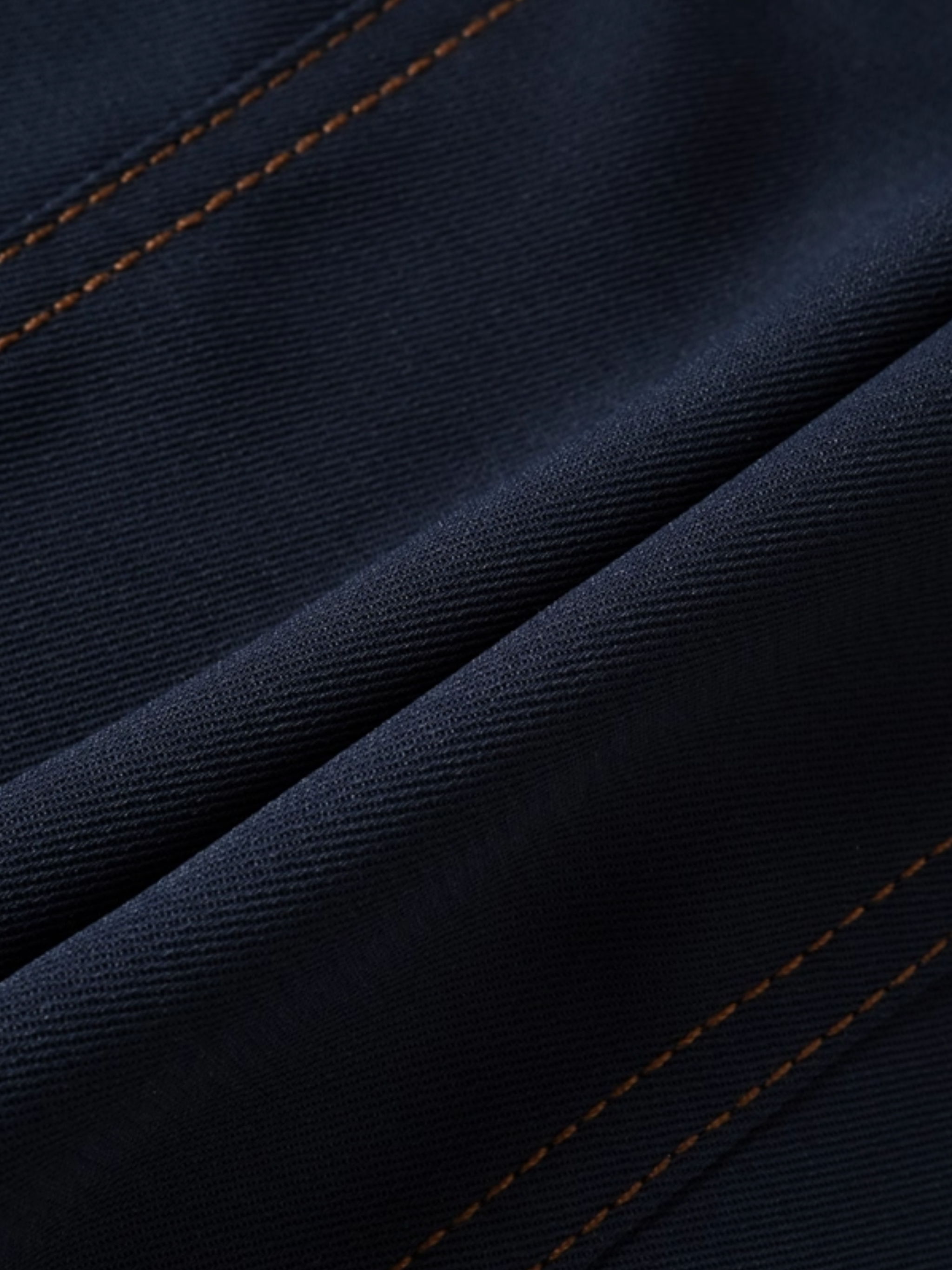 Navy Button Dress