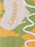 Abstract Hear Print knitted sweater