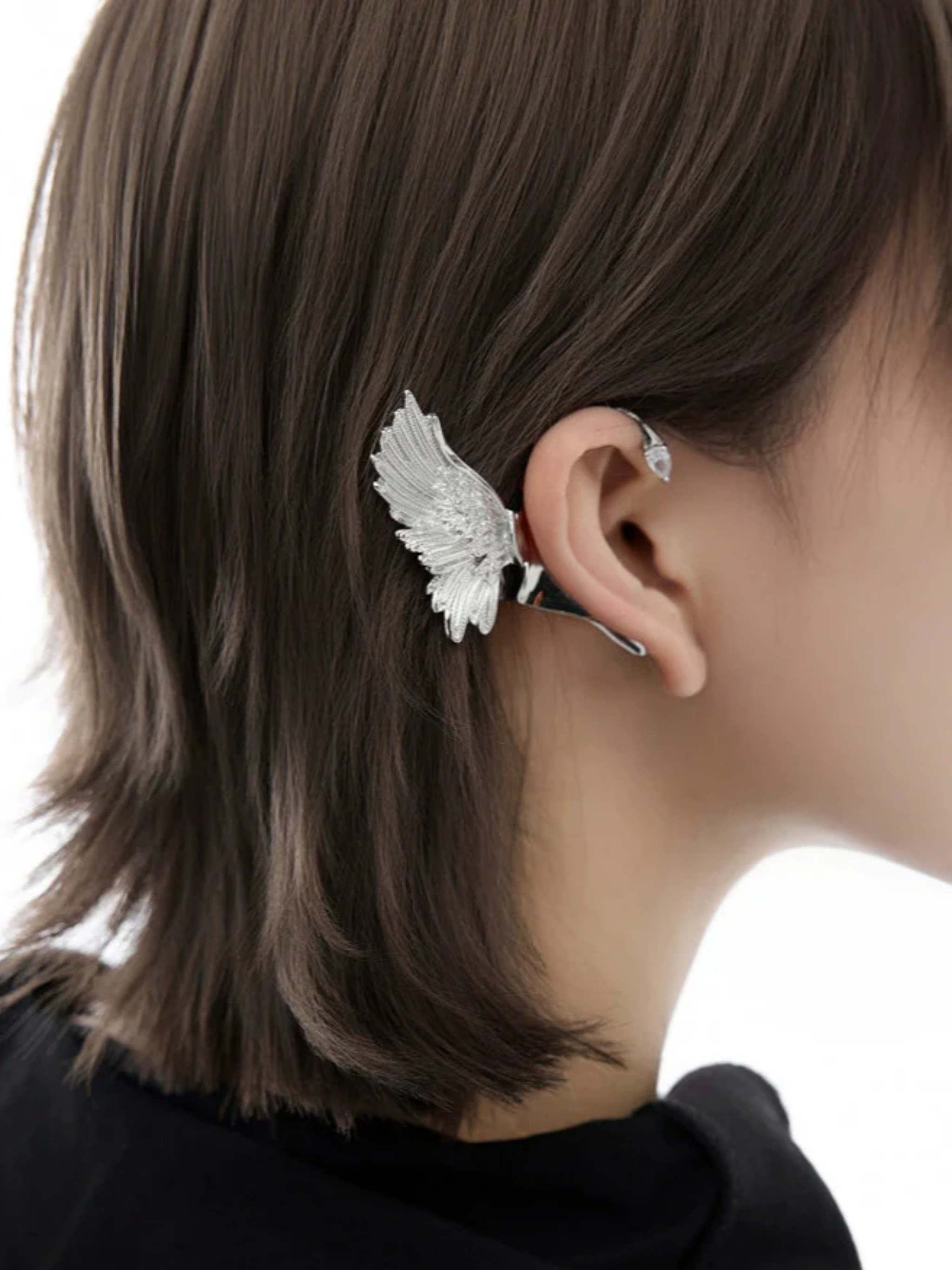 Swan Wing Ear Cuff
