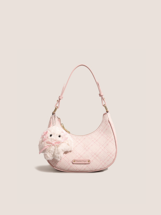 Plaid Shoulder Bag