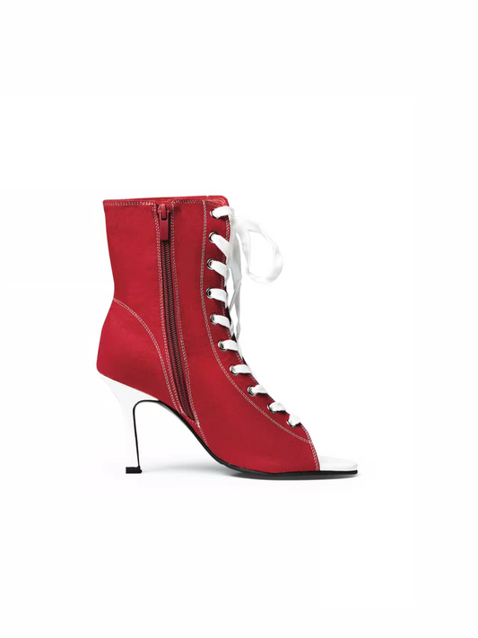 Fishmouth Canvas Boots