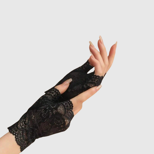 Elegant Lace Fingerless Gloves