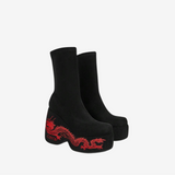 Bottes à plateforme Dragon