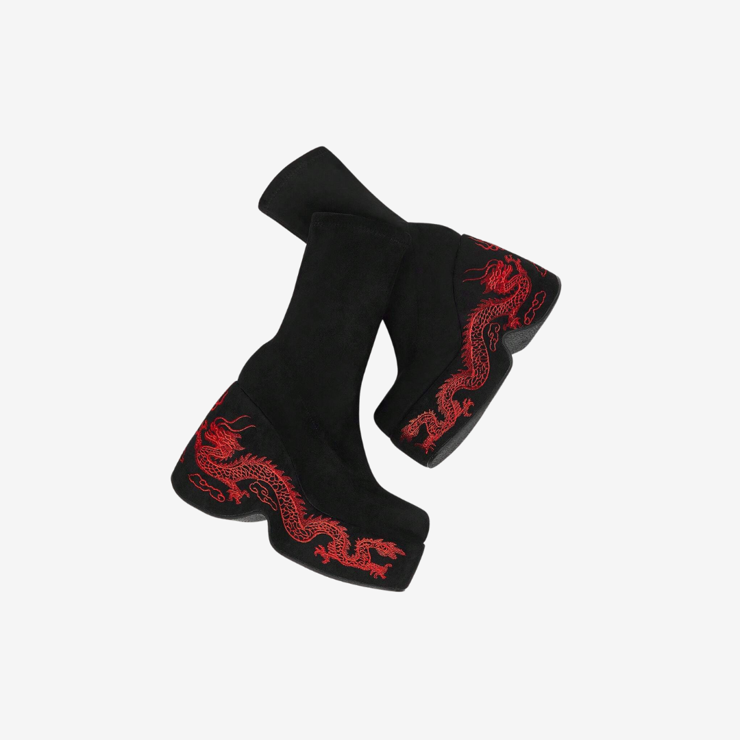 Bottes à plateforme Dragon