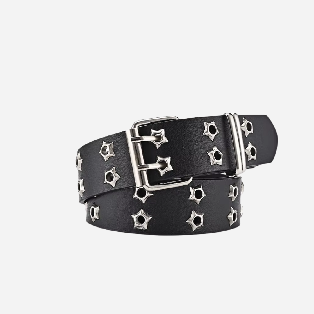 Double Buckle Star Belt