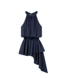 Asymmetrical Halterneck Dress