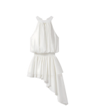 Asymmetrical Halterneck Dress