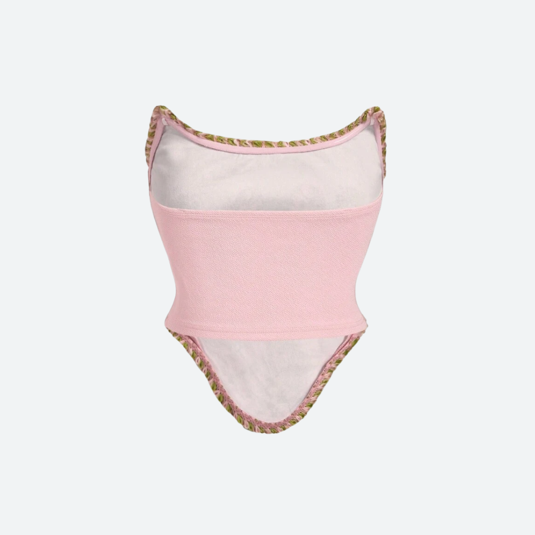 Corset vintage pastel