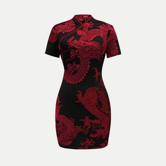 Robe de dragon rouge