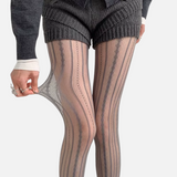 Collants à motifs résille