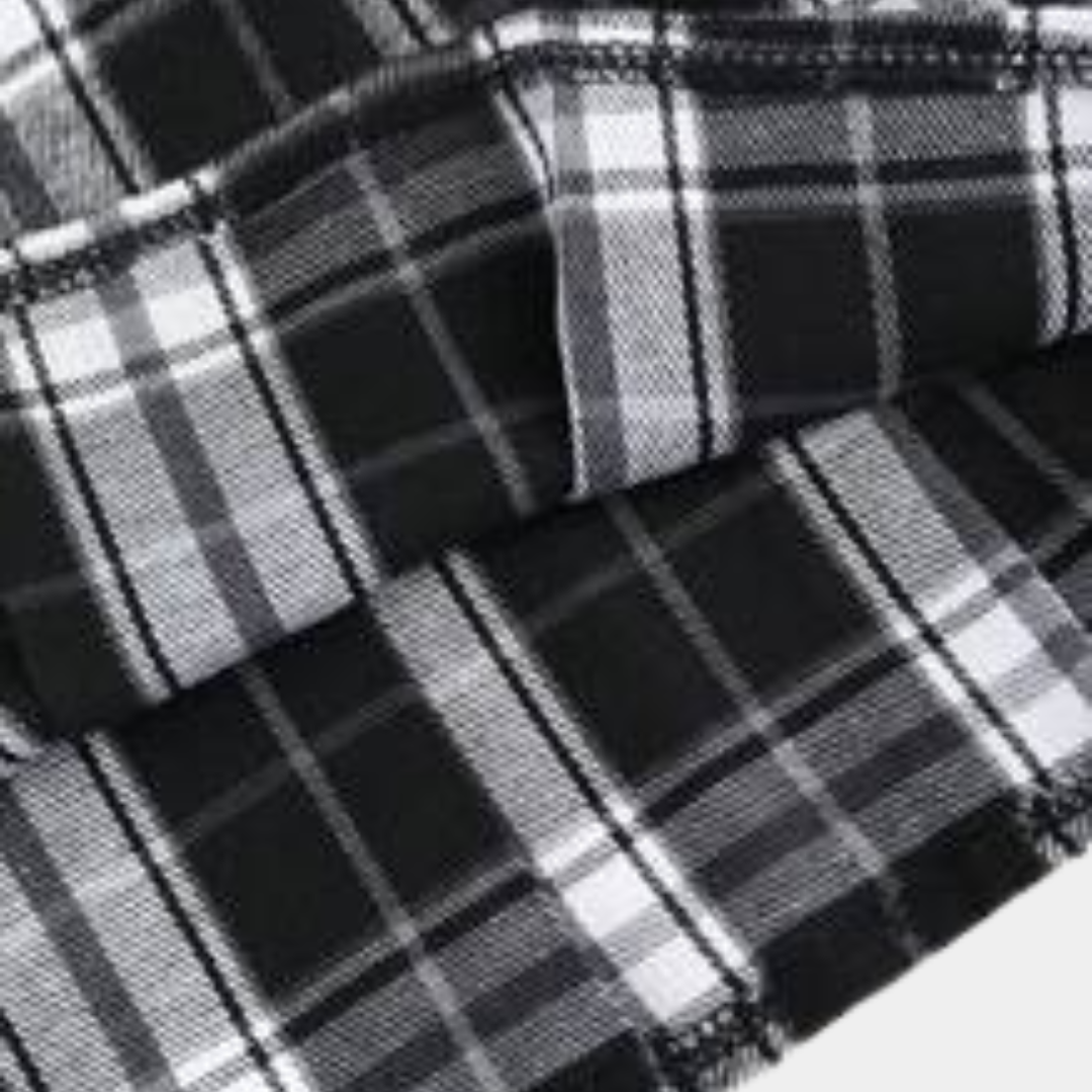 Plaid Pleated Skirt