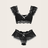 Black Lace Lingerie Set