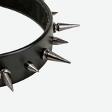 Spiked Leather Headband