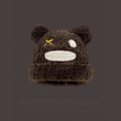 Bonnet en peluche moelleux