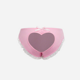 Heart Cut-Out Frill Panty