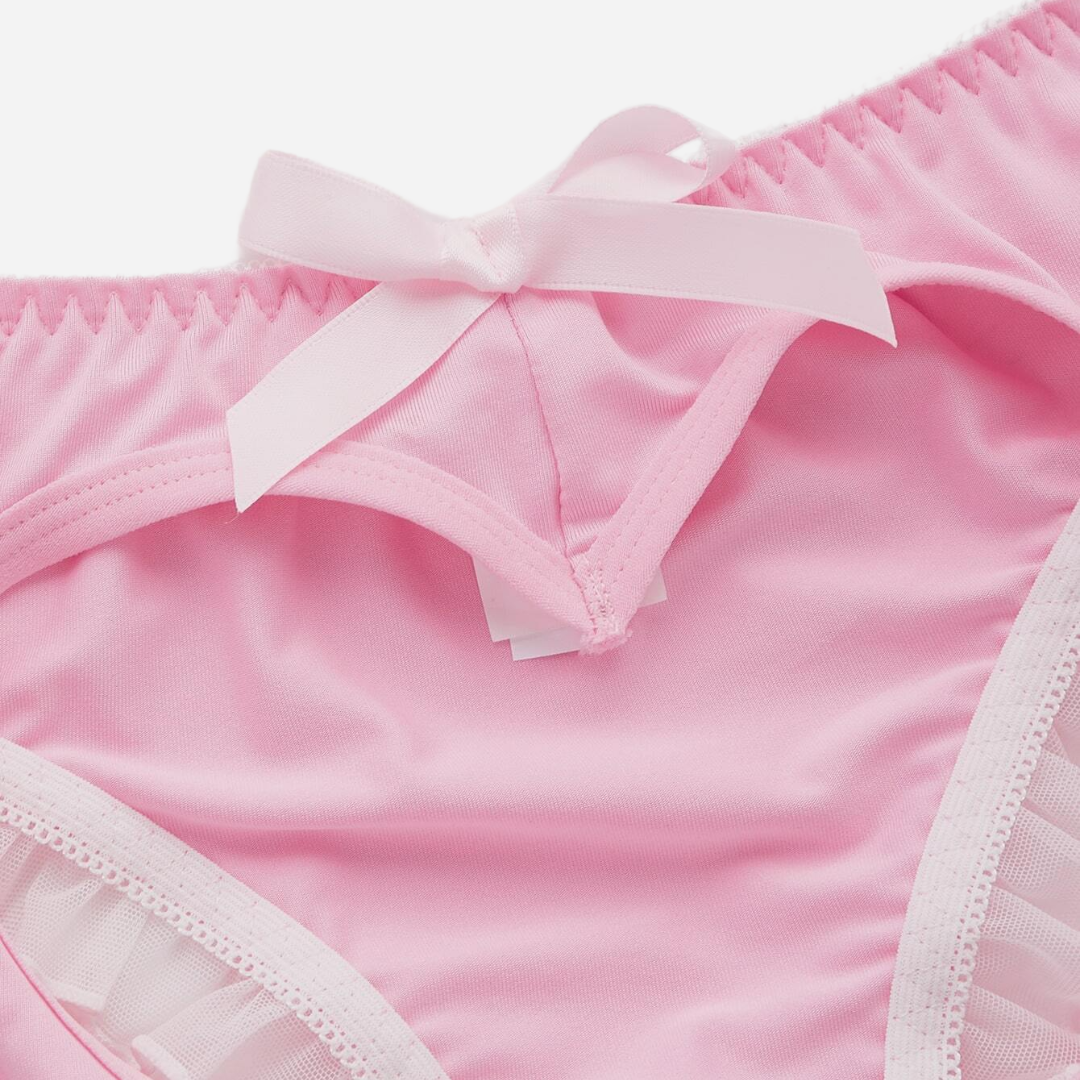 Heart Cut-Out Frill Panty