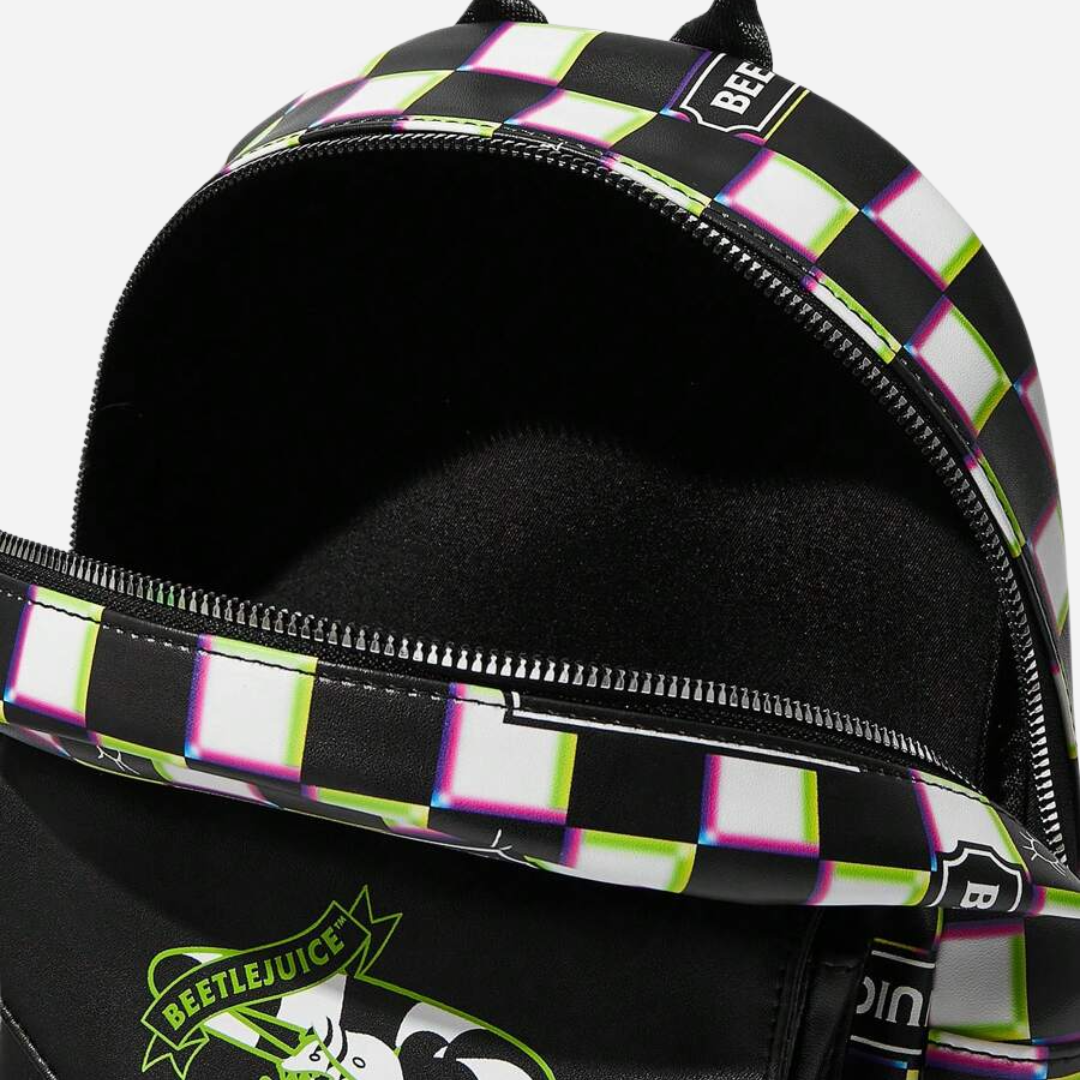 Sac à dos à carreaux Beetlejuice