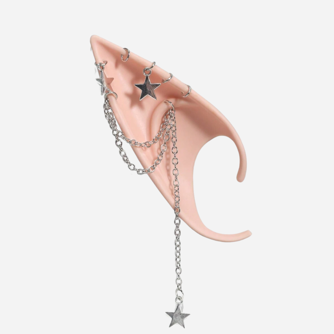 Elf Ear Cuffs with Star Charms