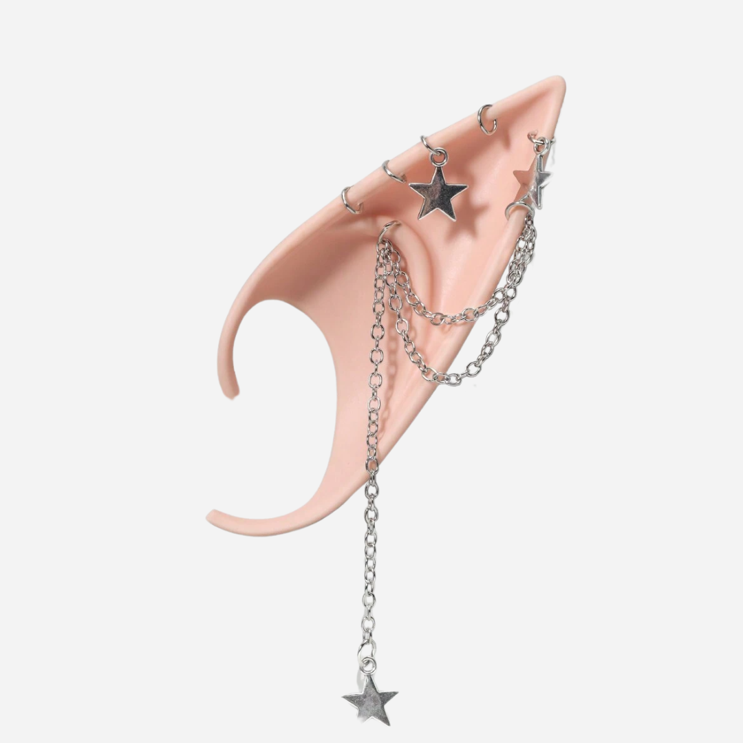 Elf Ear Cuffs with Star Charms