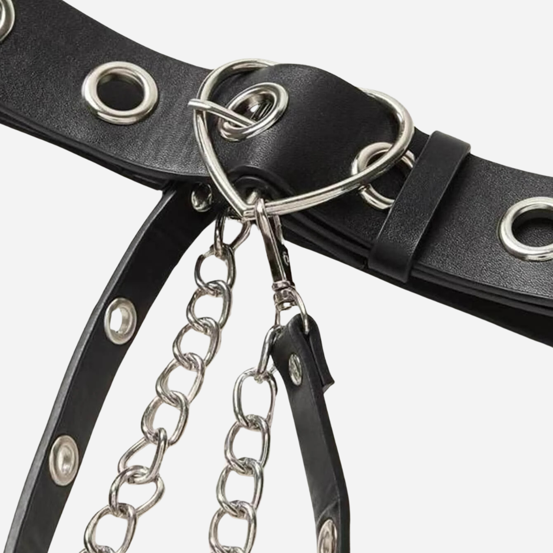 Heart Chain Harness Belt