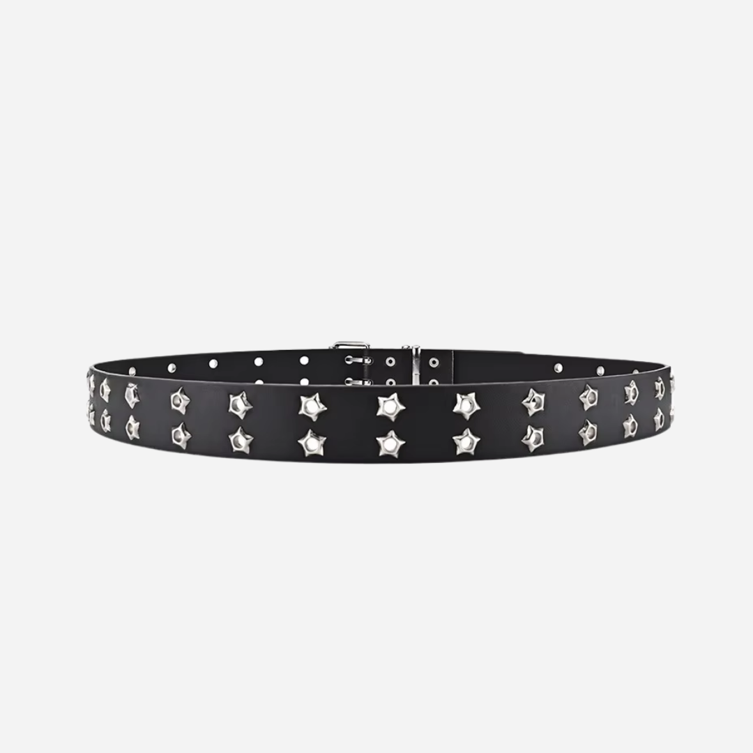 Double Buckle Star Belt