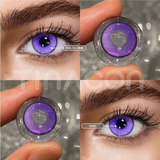 Lentilles de contact violettes pour cosplay