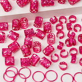 80pcs Hair Rings