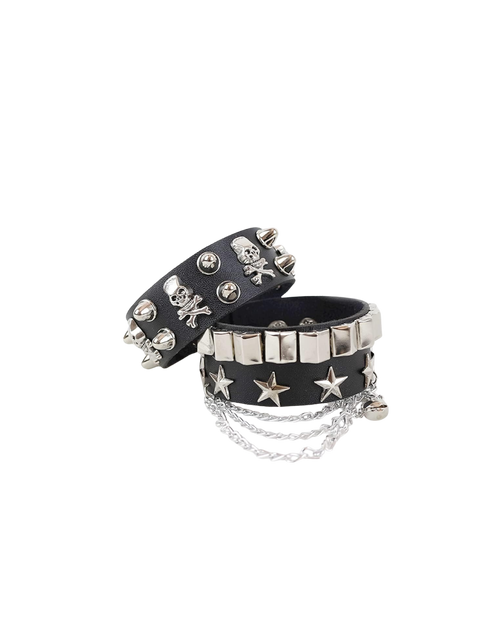 Bracelets à rivets métalliques