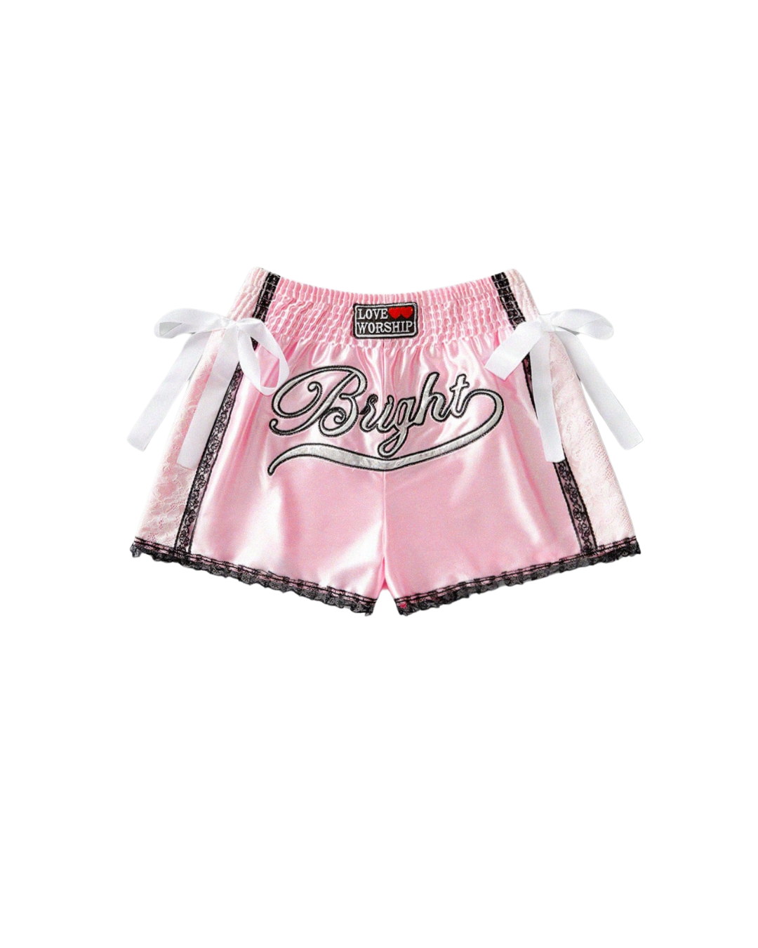 Bright Bow Satin shorts