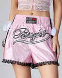 Bright Bow Satin shorts