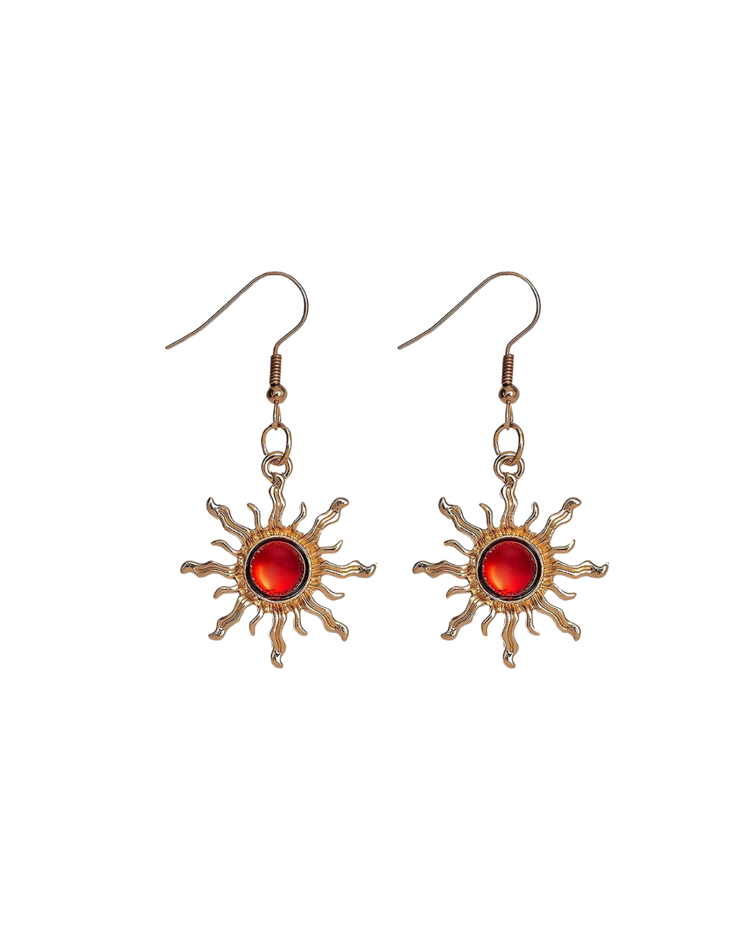 Fairycore Golden Sun Earrings