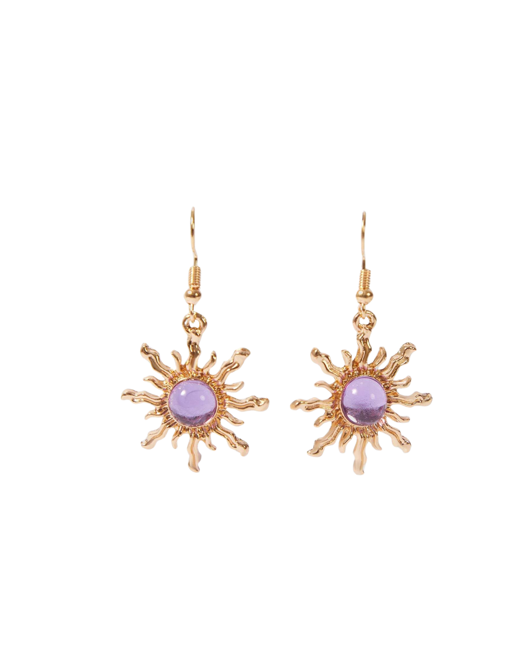 Fairycore Golden Sun Earrings