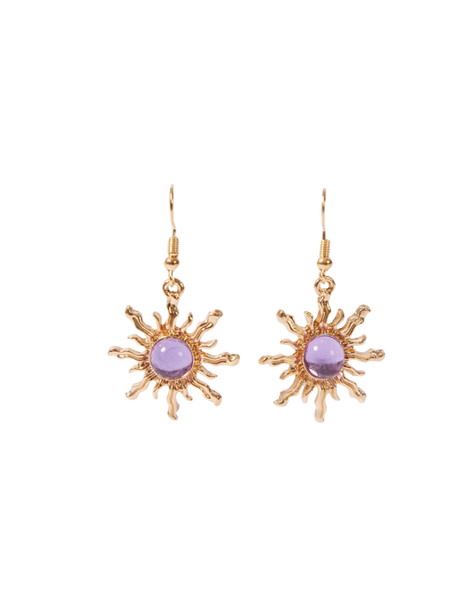 Fairycore Golden Sun Earrings