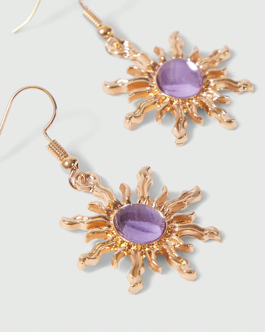 Fairycore Golden Sun Earrings