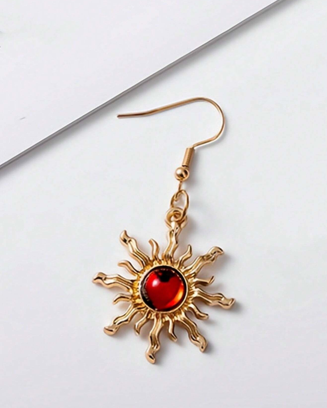 Fairycore Golden Sun Earrings