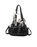 Pearl Bow Satchel Bag