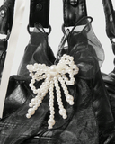 Pearl Bow Satchel Bag