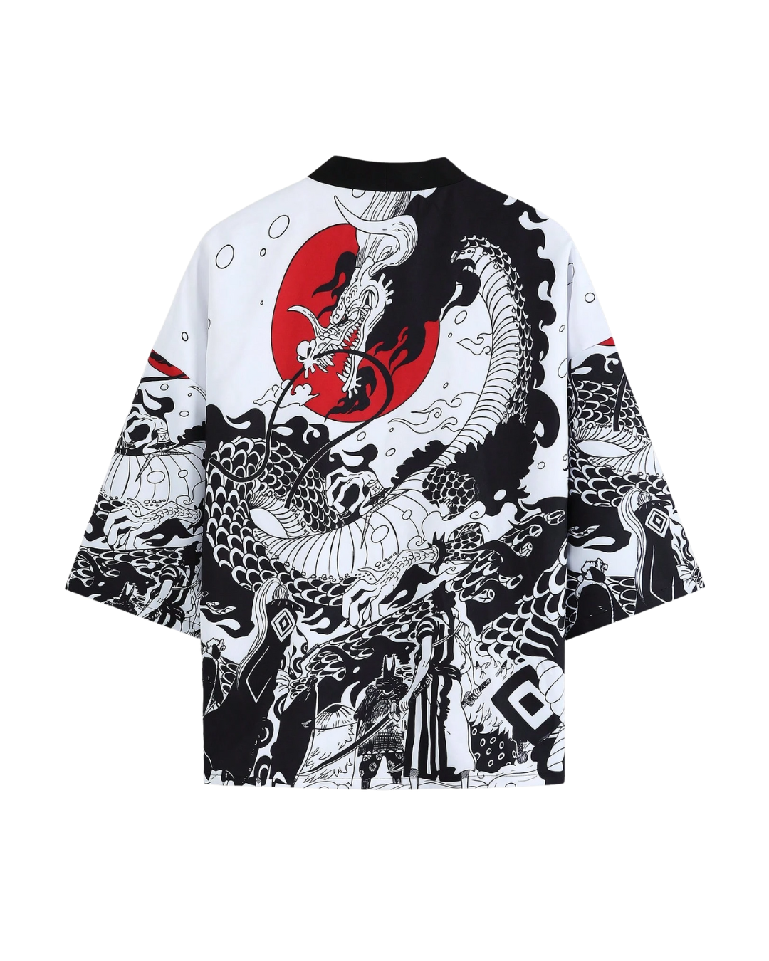 Red Moon Dragon Kimono