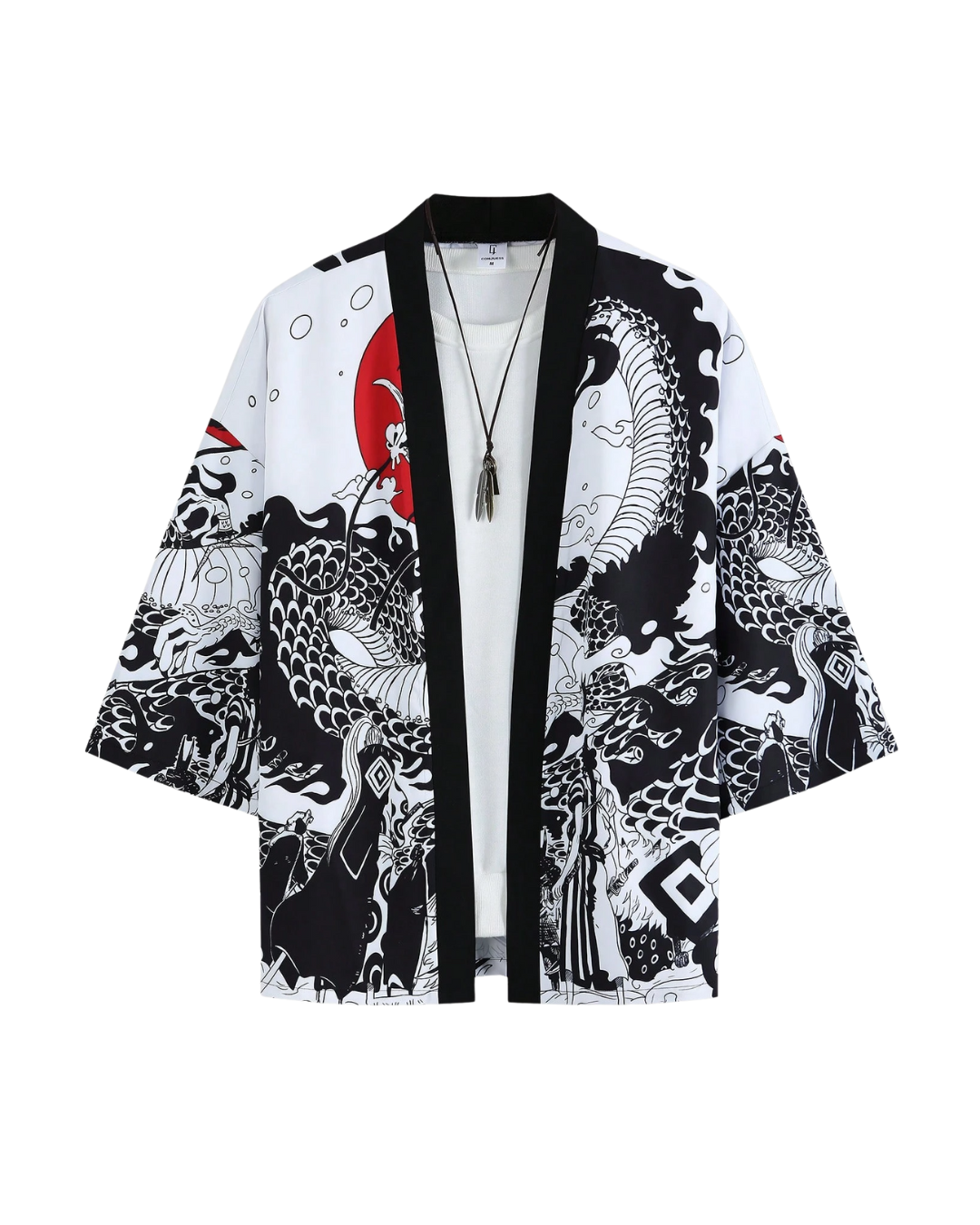 Red Moon Dragon Kimono