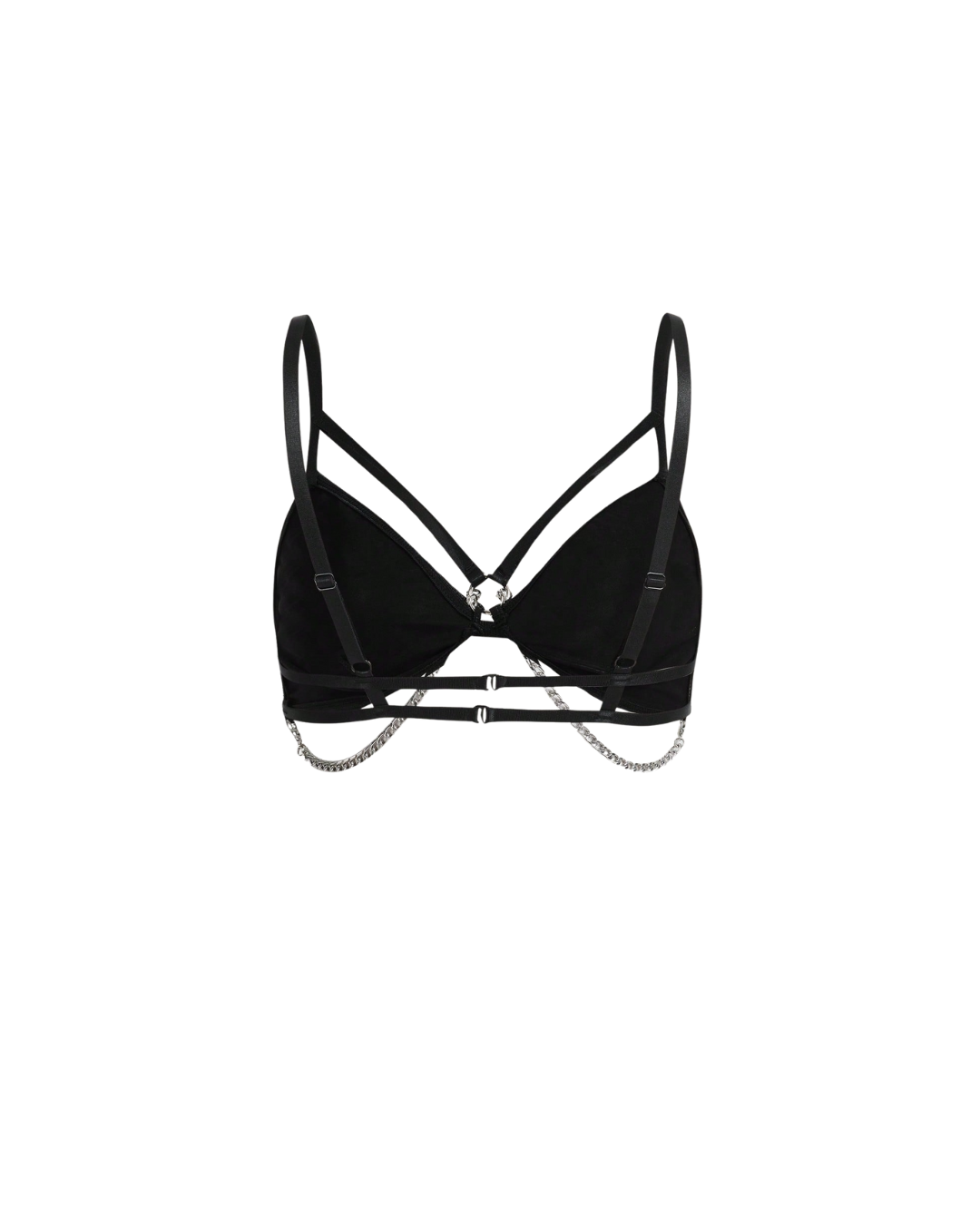 Leather Chain Bralette