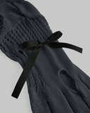 Pull en tricot à épaules creuses