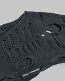Pull en tricot à épaules creuses