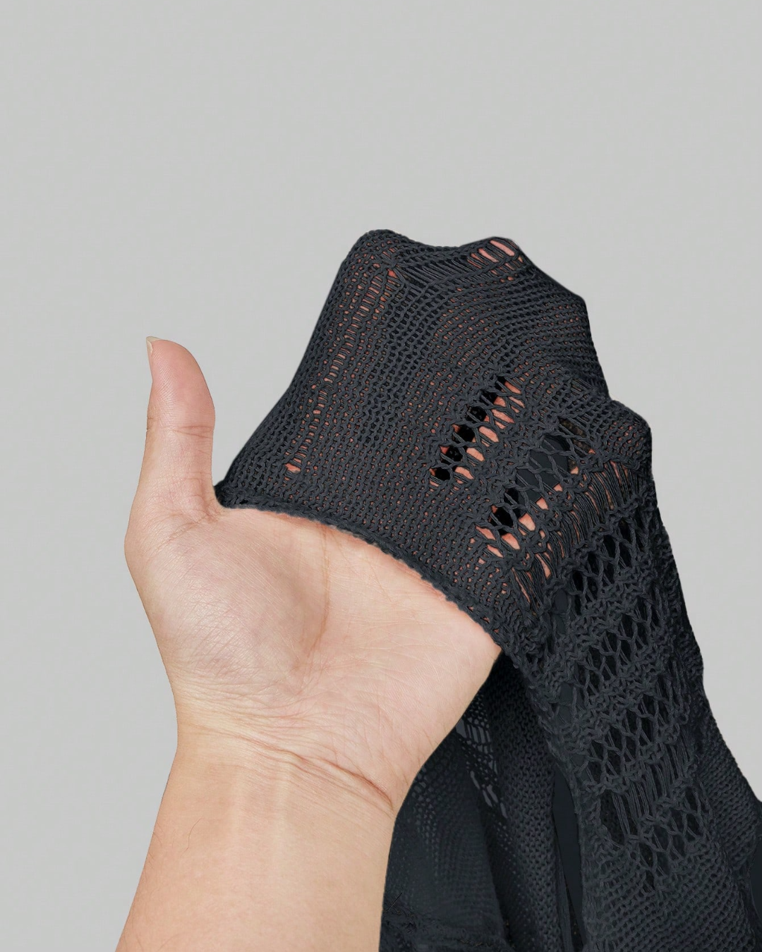 Pull en tricot à épaules creuses