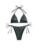 Bikini licou métallique