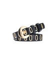 Studded buckle belt