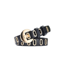 Studded buckle belt