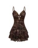 Vintage Layered Mini Dress