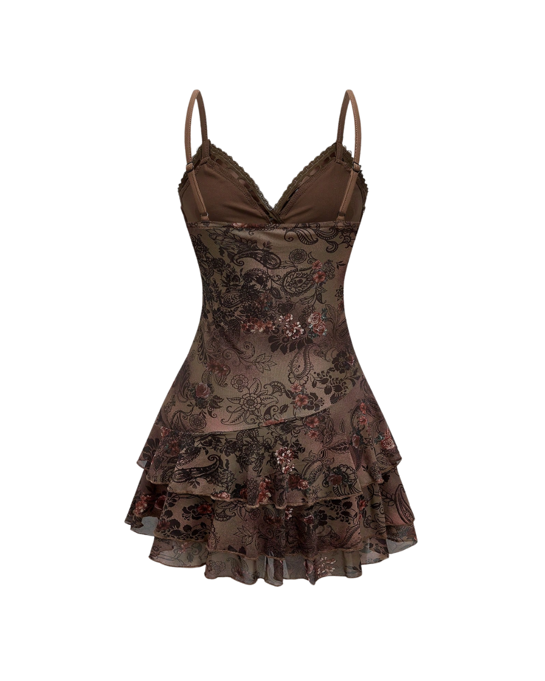 Vintage Layered Mini Dress