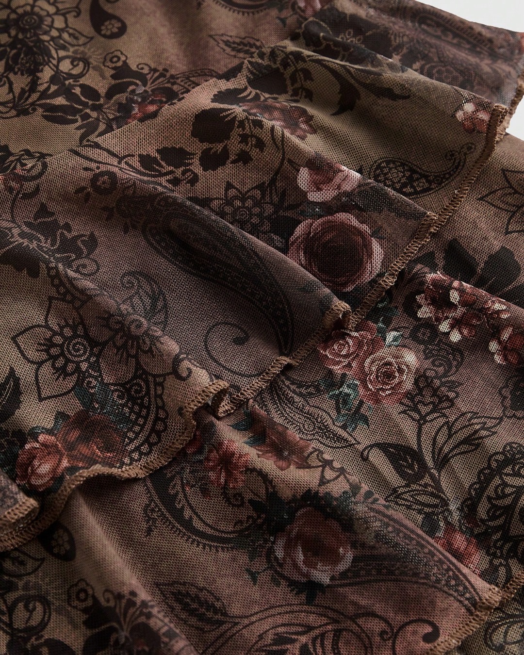 Vintage Layered Mini Dress